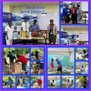 Rotary Club of Barbados West Donates Books to local Primary and Secondary Schools